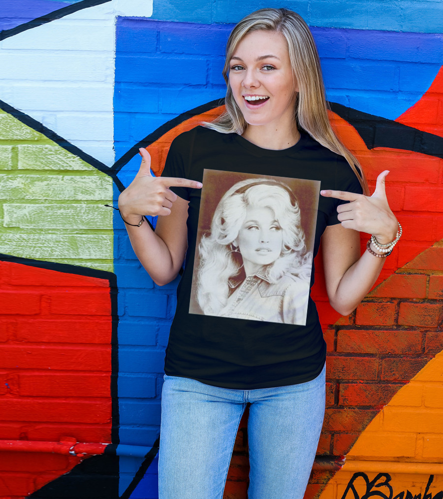 Dolly Parton Vintage Style Denim Jacket T-Shirt