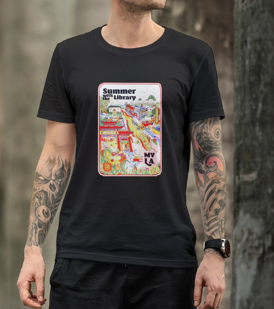Summer With The Library My LA T-Shirt