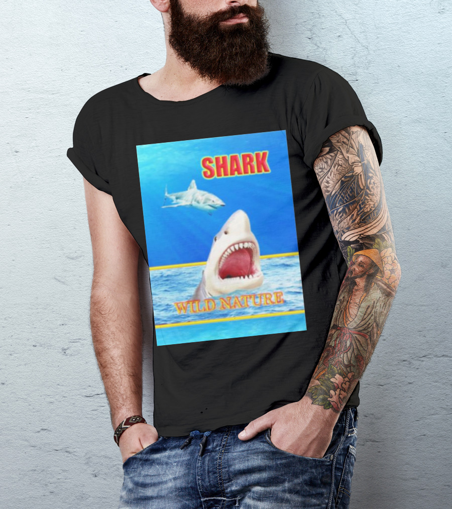 SHARK Wild Nature Ocean Depths Adventure T-Shirt