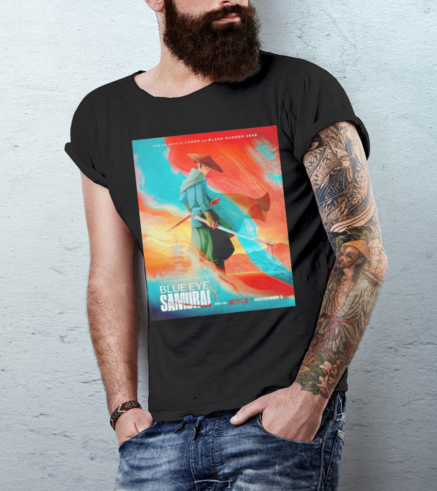 Blue Eye Samurai Logan Blade Runner 2049 Netflix November 3 T-Shirt