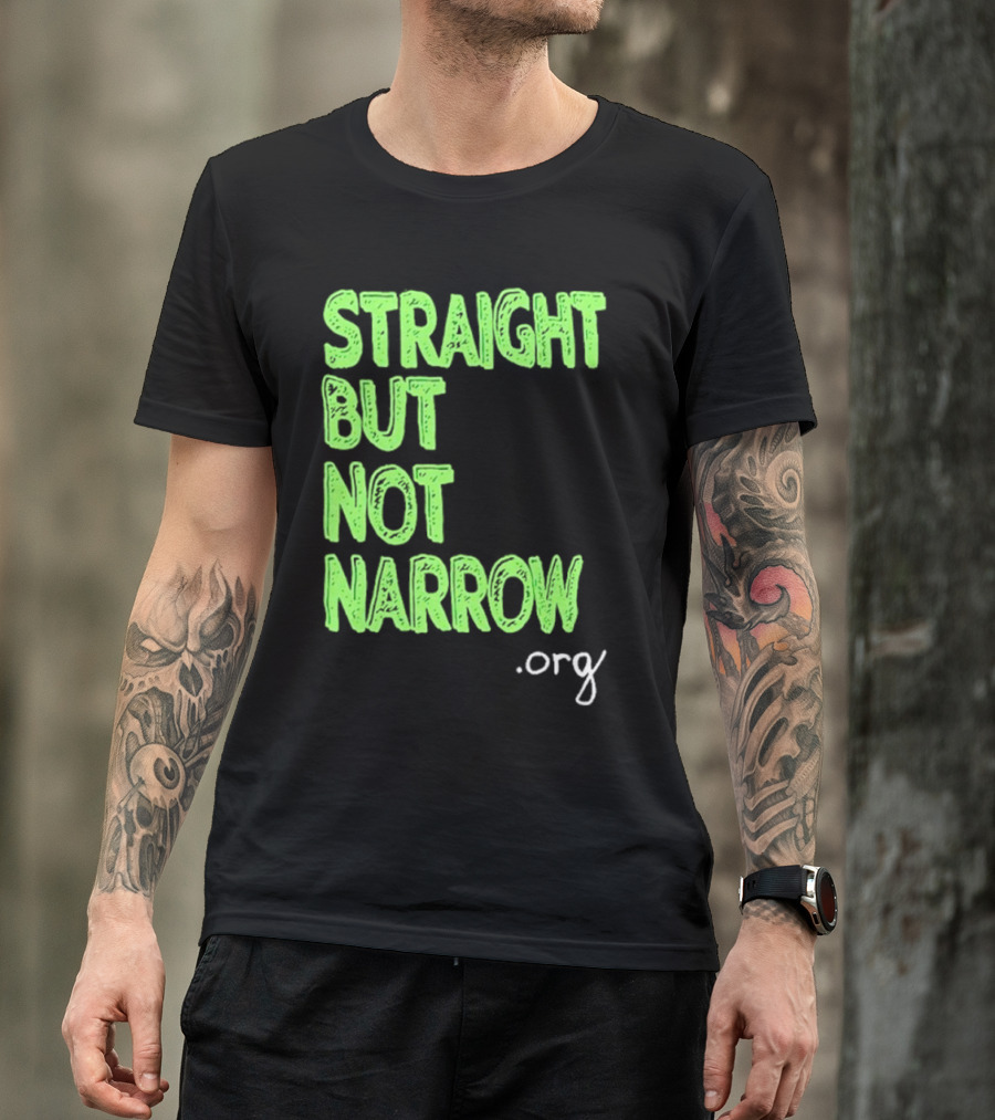 Josh Hutcherson Straight But Not Narrow Support .Org T-Shirt
