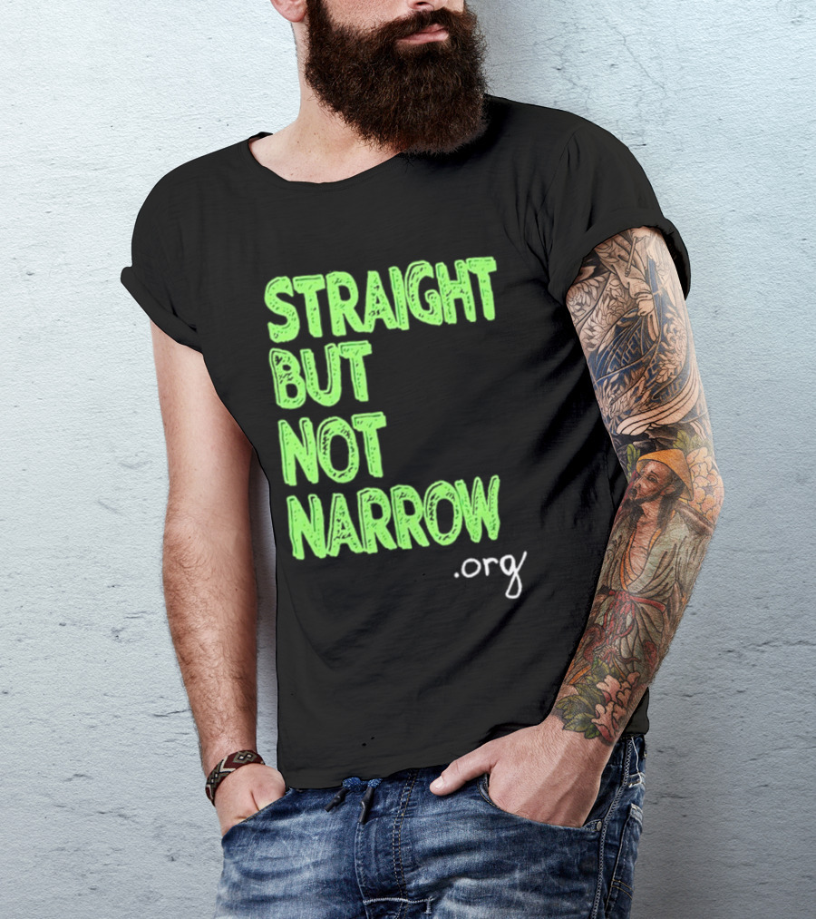 Josh Hutcherson Straight But Not Narrow Support .Org T-Shirt