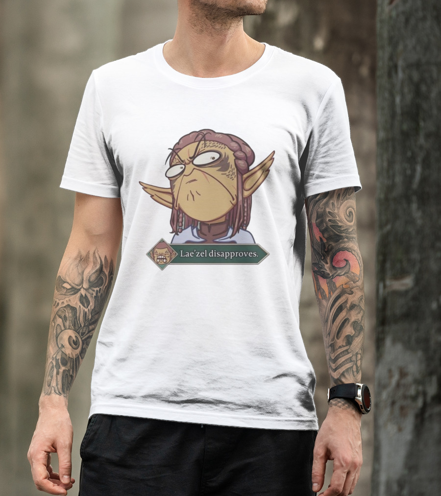 Lae’zel Disapproves Baldur's Gate Meme Expression T-Shirt