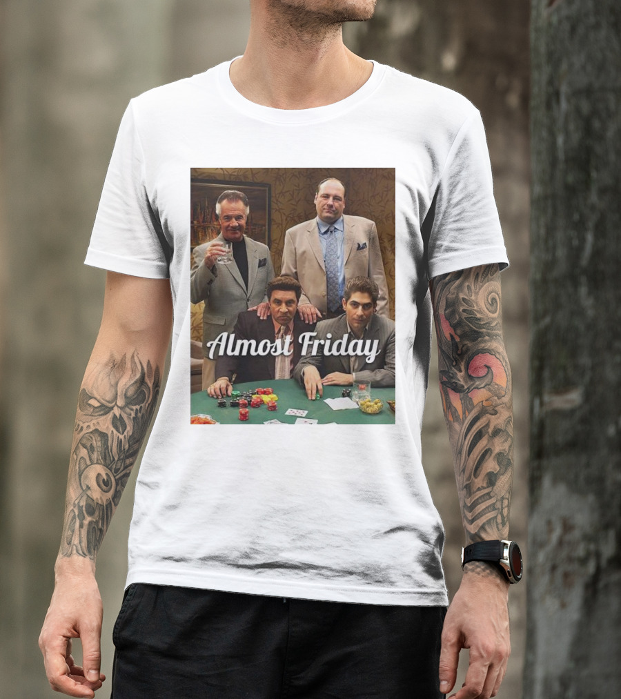 Almost Friday Poker Night Families T-Shirt