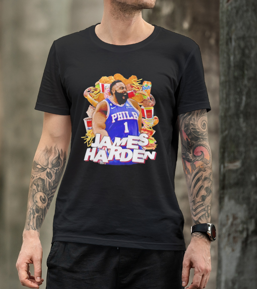 James Harden Philly Fast Food McDonald's Fanta T-Shirt