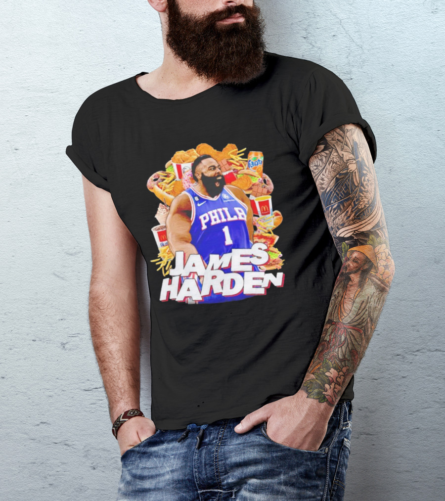 James Harden Philly Fast Food McDonald's Fanta T-Shirt