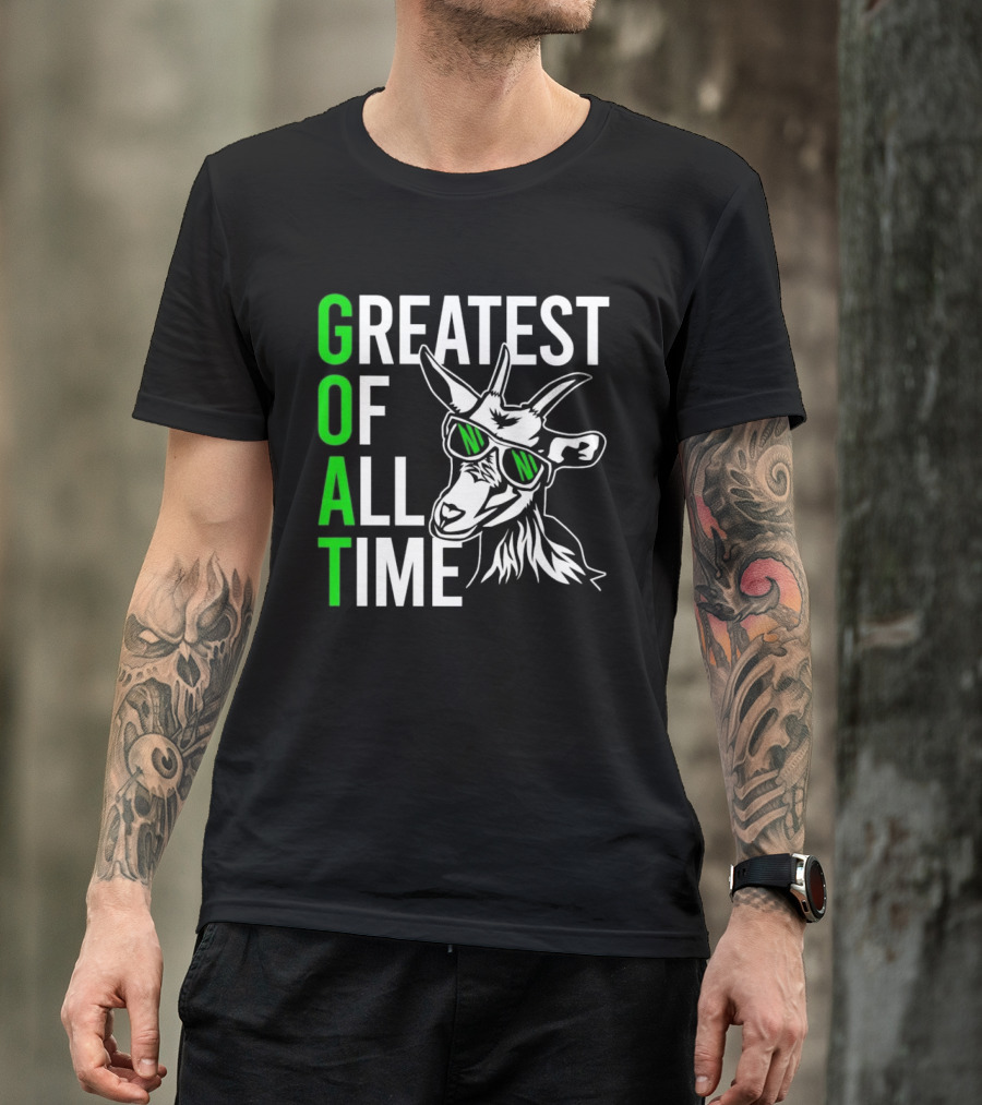 GOAT Greatest Of All Time Cool Sunglasses Goat T-Shirt
