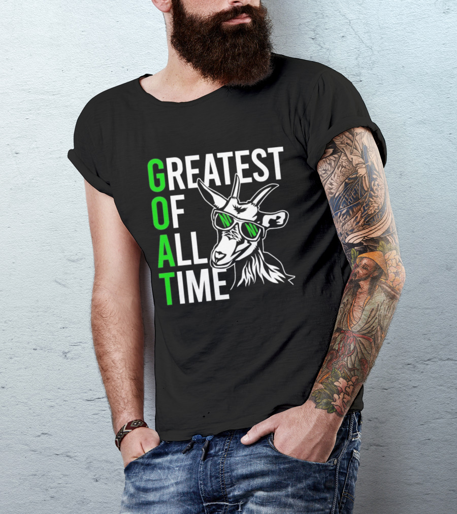 GOAT Greatest Of All Time Cool Sunglasses Goat T-Shirt