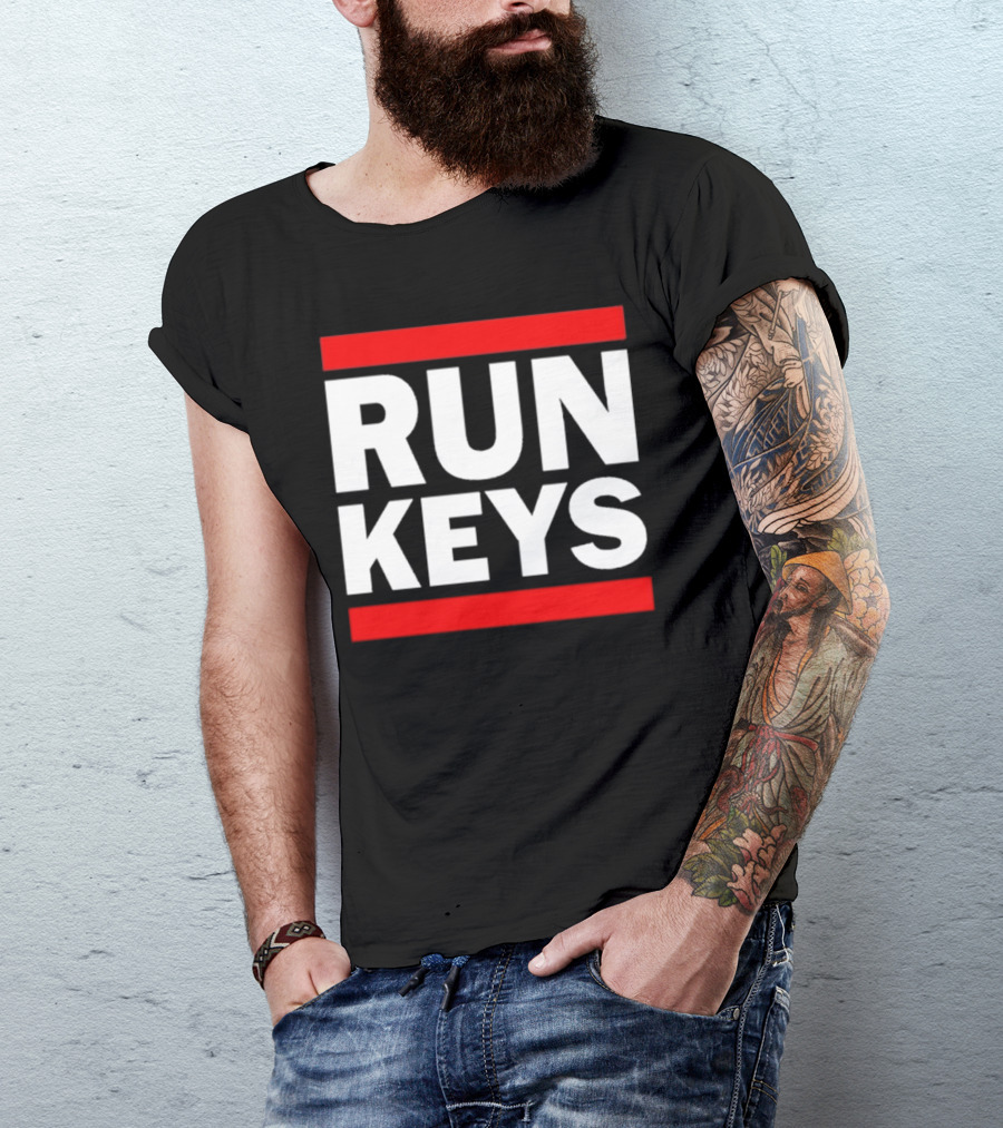 RUN KEYS Hip Hop T-Shirt