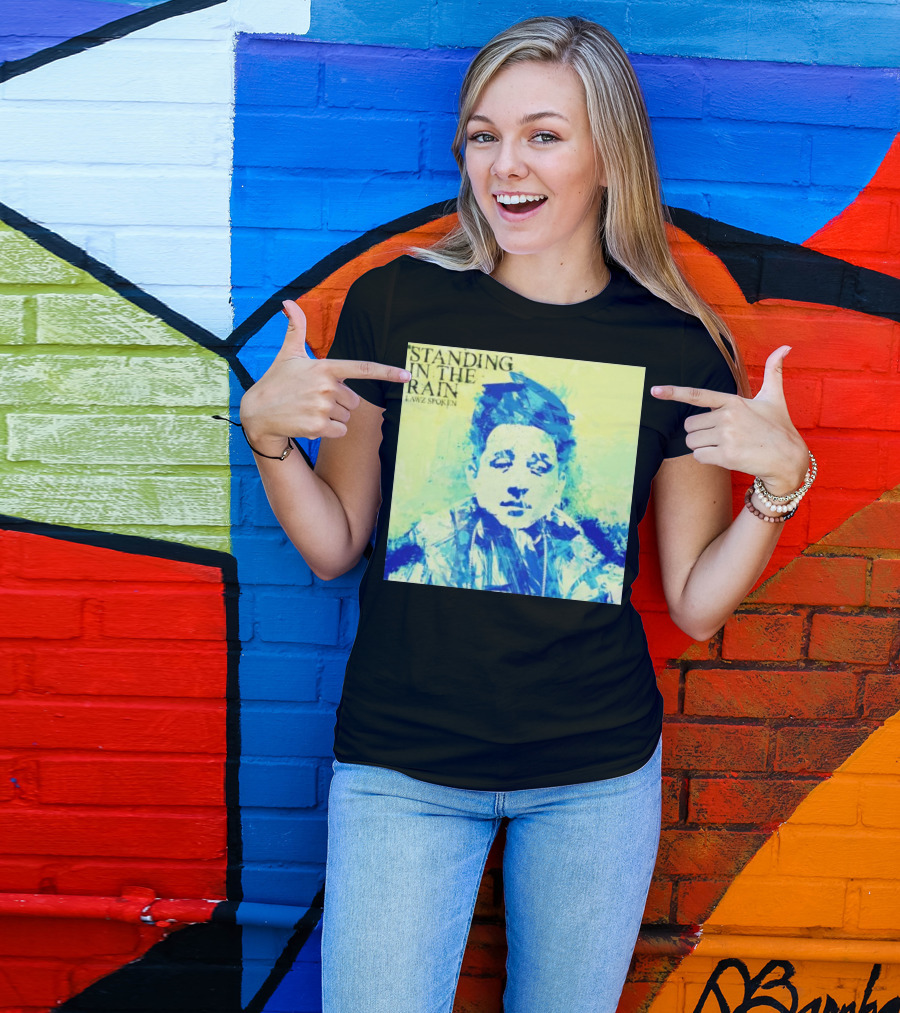 Standing In The Rain Lawz Spoken Blue T-Shirt