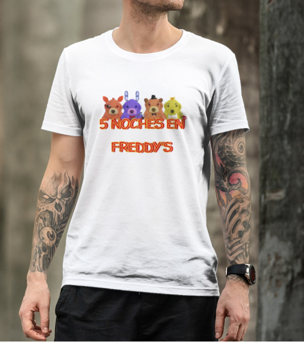 5 Noches En Freddy’s Peluches Colores Animatronics T-Shirt