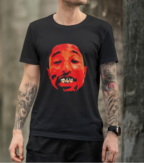 Pharrell Suicide Wrist Red Tee Face Grills T-Shirt