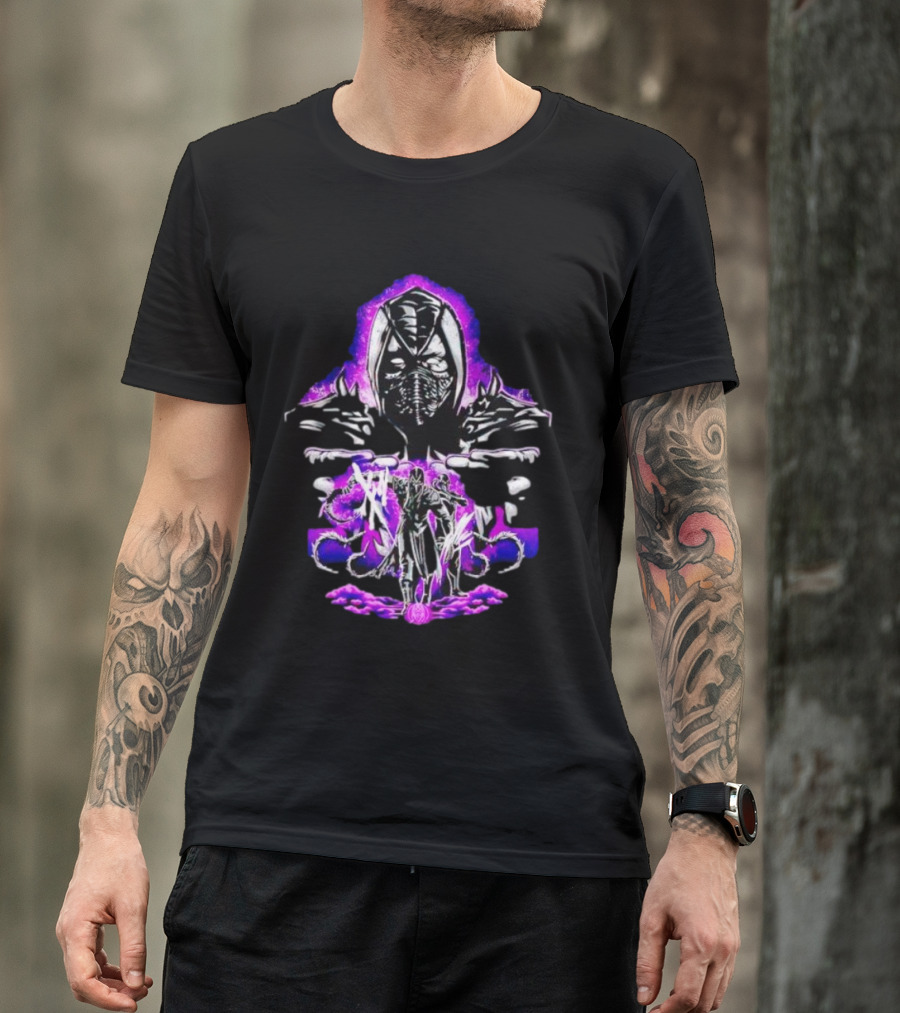 Noob Saibot's Shadow Assault With Purple Aura T-Shirt