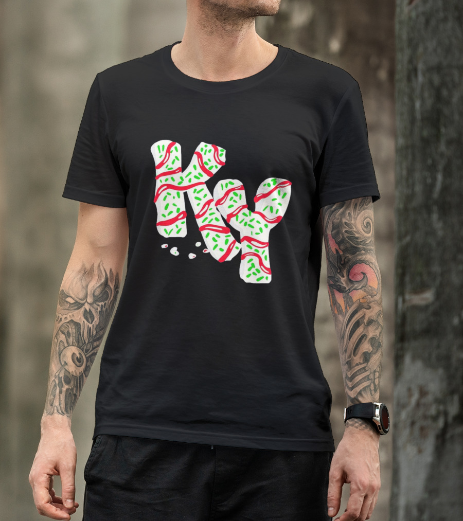 Christmas Treat KY Candy Cane-Inspired T-Shirt