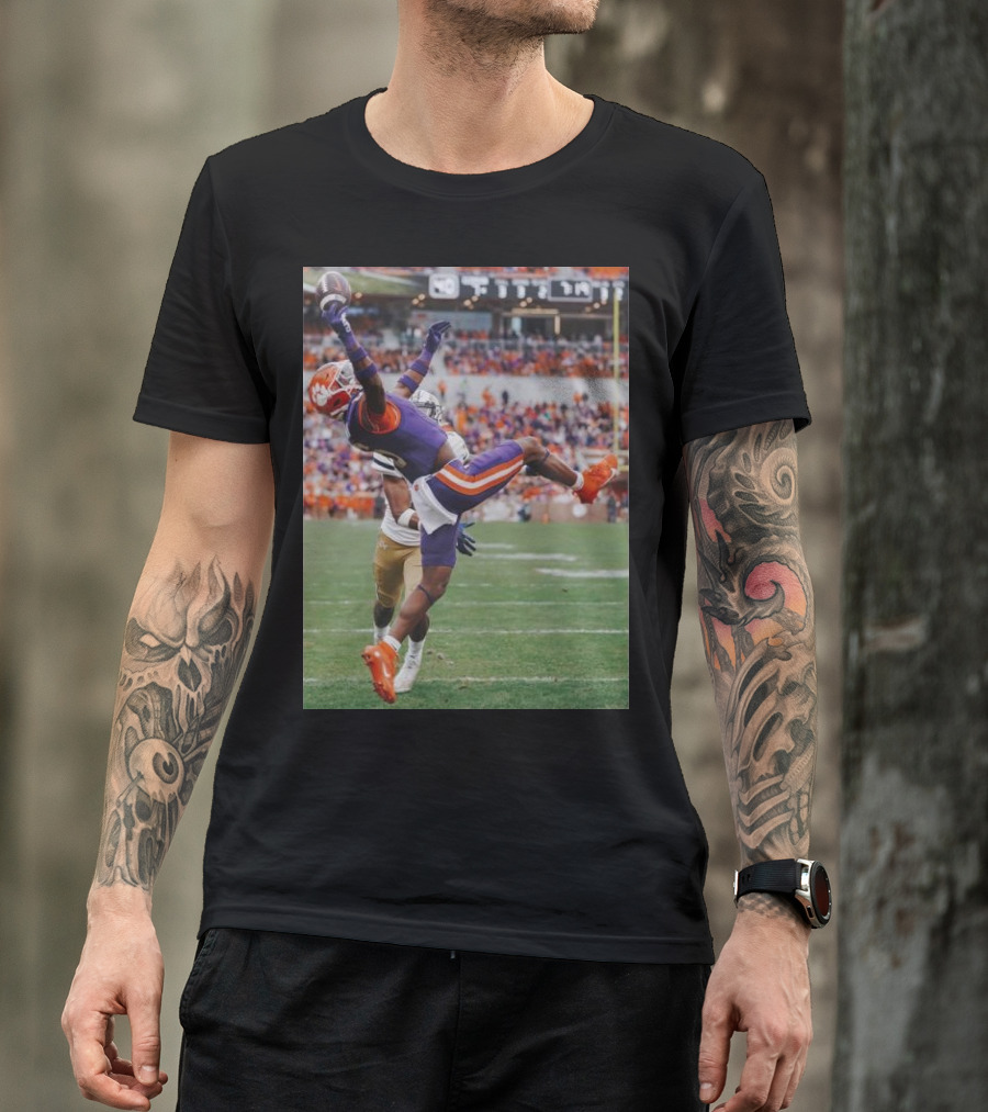 Clemson Tigers The Real Tyler Football Catch T-Shirt