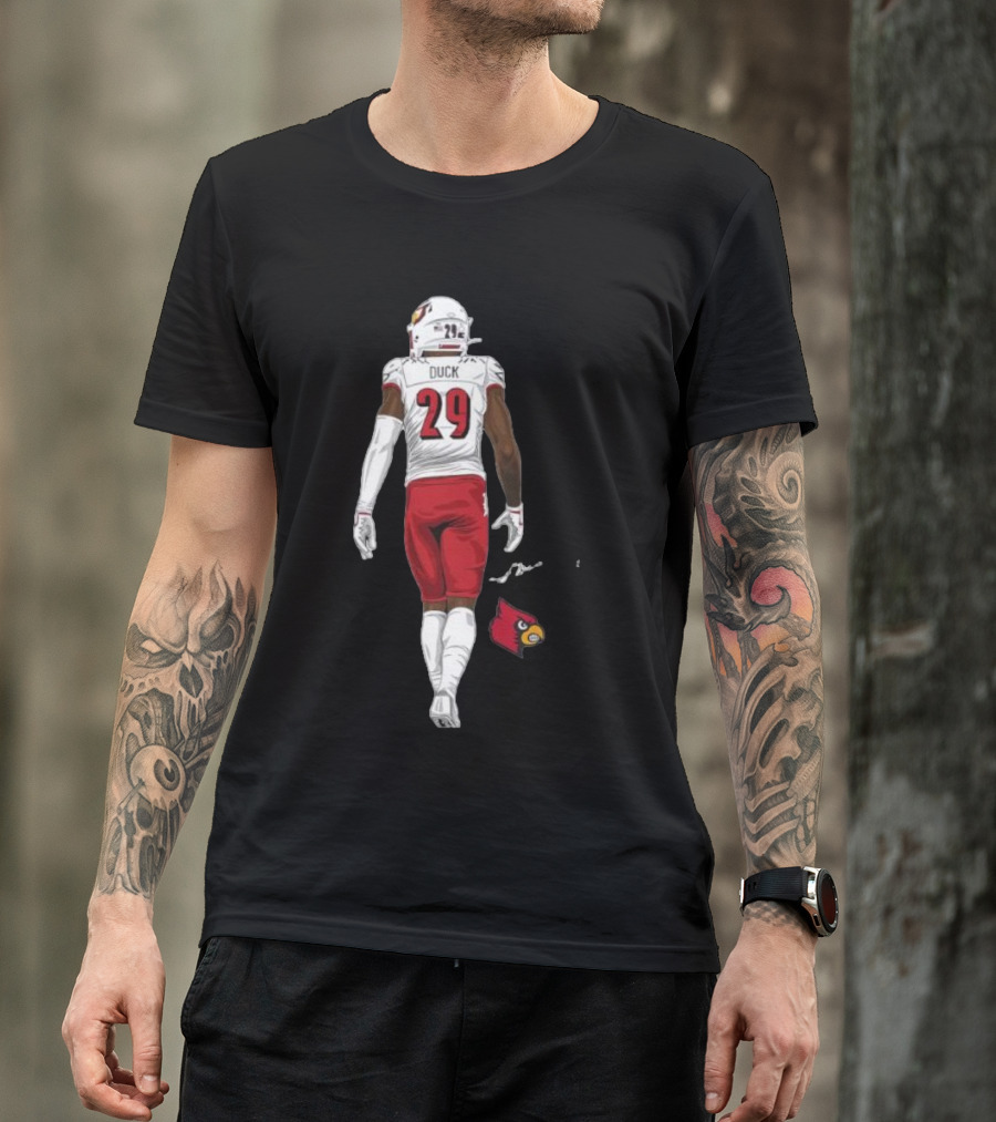 Storm Duck Louisville Cardinals Football Player Number 29 T-Shirt