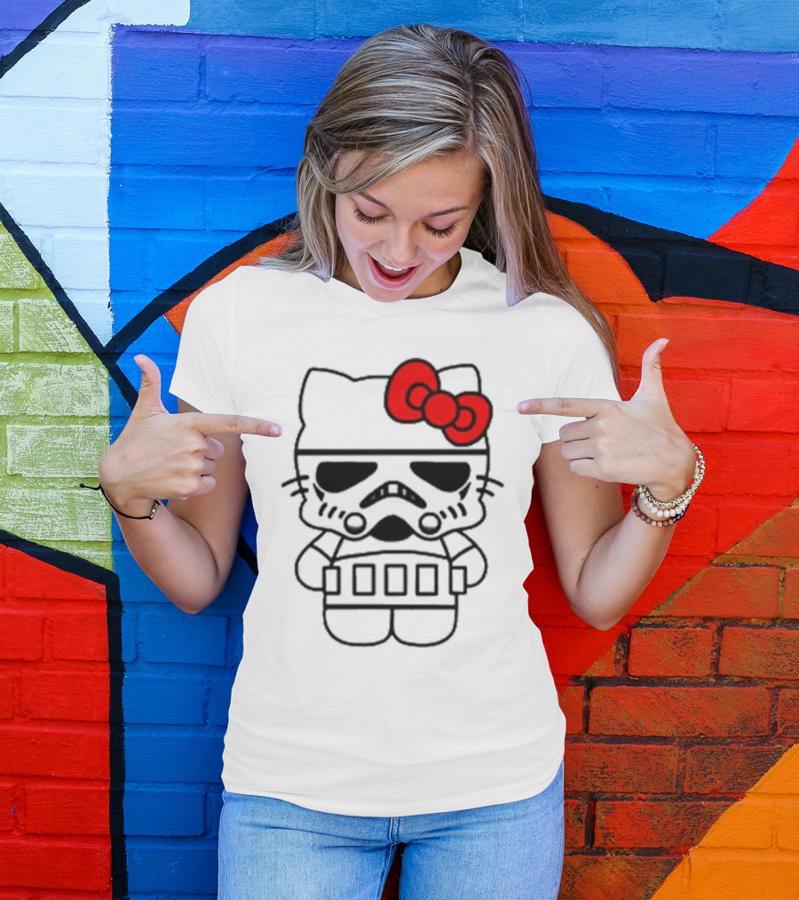 Hello Kitty Star Wars Stormtrooper Crossover T-Shirt
