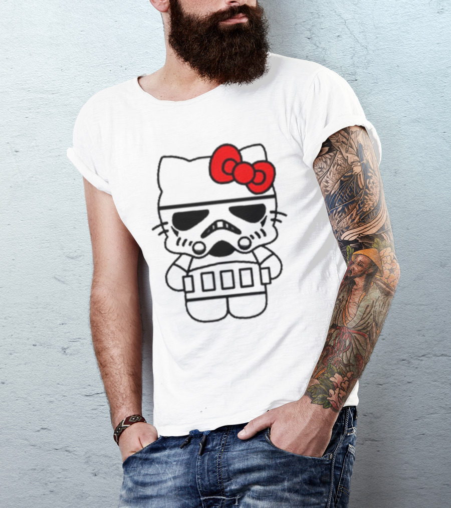 Hello Kitty Star Wars Stormtrooper Crossover T-Shirt