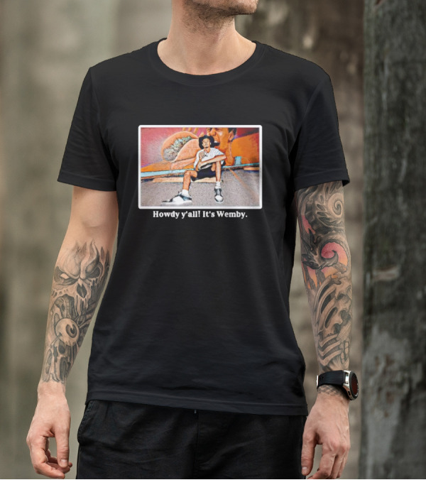 Howdy Y’all It’s Wemby Vintage Style Retro T-Shirt