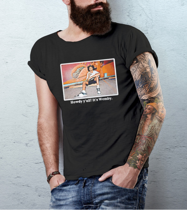 Howdy Y’all It’s Wemby Vintage Style Retro T-Shirt
