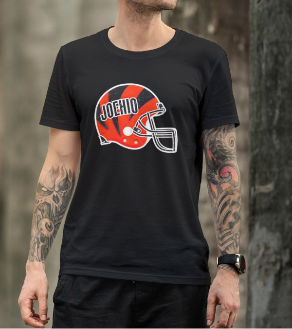 Cincinnati Bengals Joehio Football Helmet T-Shirt