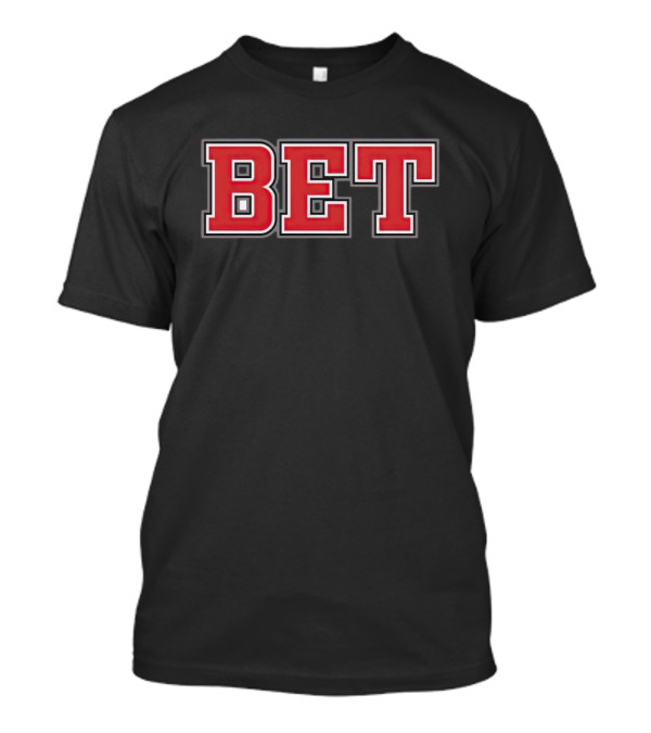 Ohio BET Font Red Letters T-Shirt