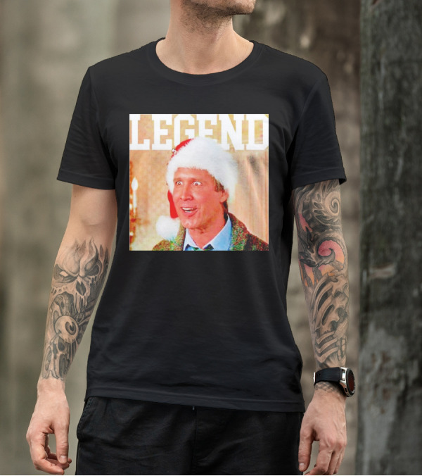 Legend Clark Griswold Santa Hat Iconic Movie Character T-Shirt