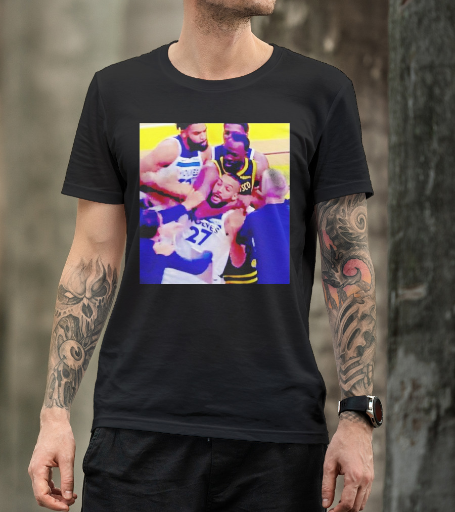 Draymond Green Ejection Incident During Warriors Vs. Timberwolves Game T-Shirt