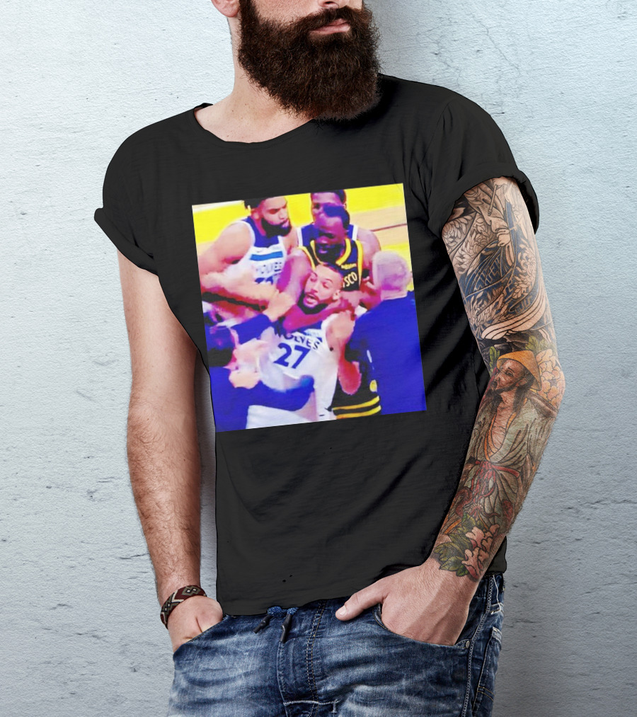 Draymond Green Ejection Incident During Warriors Vs. Timberwolves Game T-Shirt