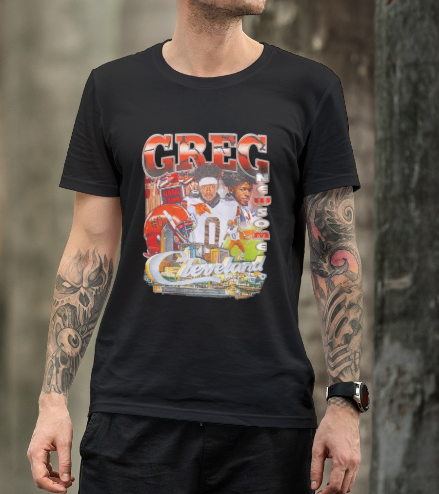 Greg Newsome II Cleveland Collage Beware Of Dawgs T-Shirt
