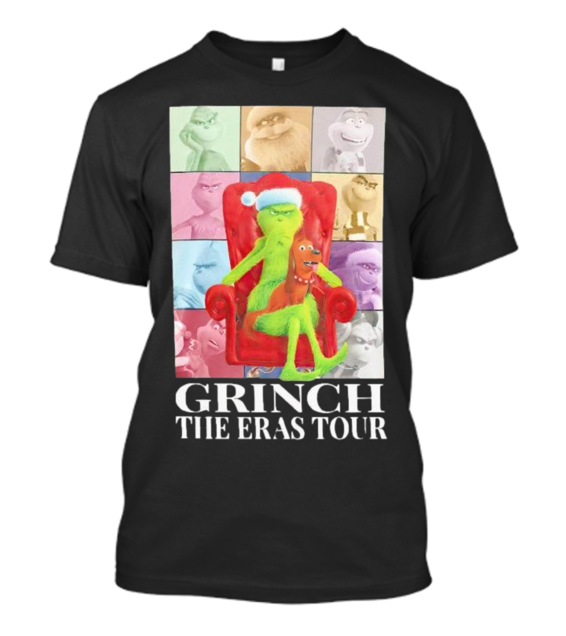 Grinch The Eras Tour Christmas T-Shirt