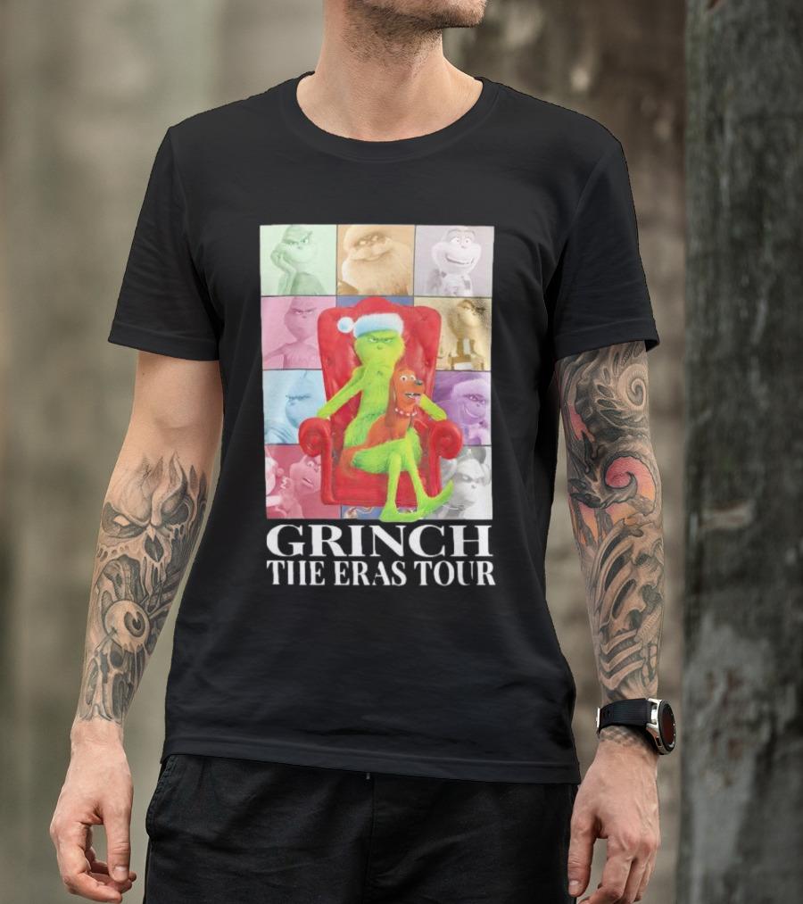 Grinch The Eras Tour Christmas T-Shirt