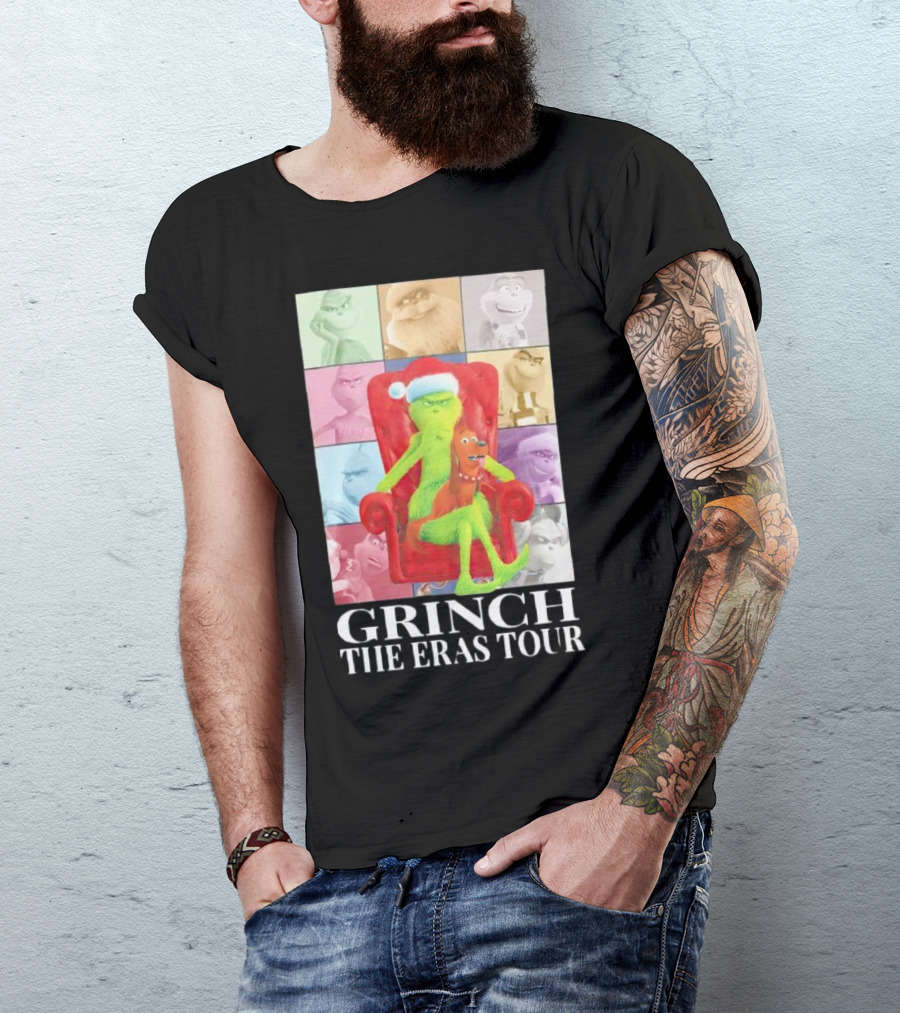 Grinch The Eras Tour Christmas T-Shirt