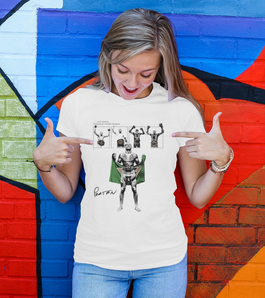 Alex Pereira Poatan Brazilian Double Champion T-Shirt