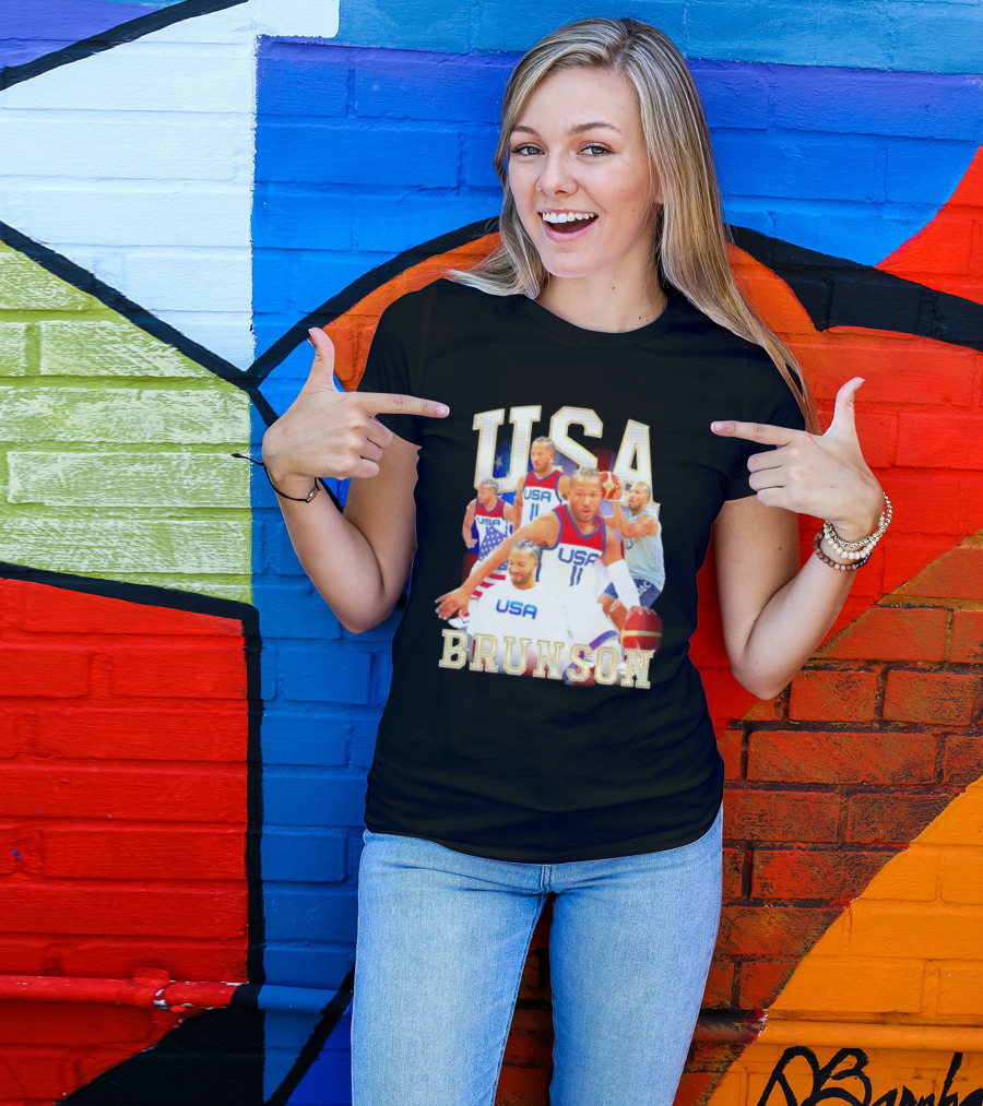 USA Brunson Basketball FIBA T-Shirt
