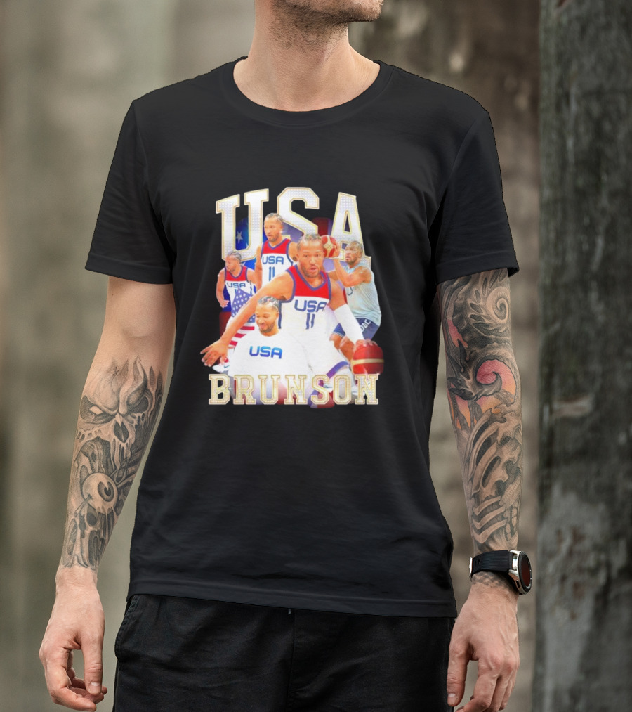 USA Brunson Basketball FIBA T-Shirt