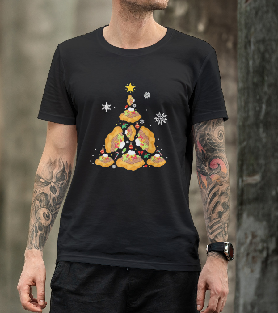 Oh Taco Christmas Tree Festive Holiday Taco Christmas Tree T-Shirt