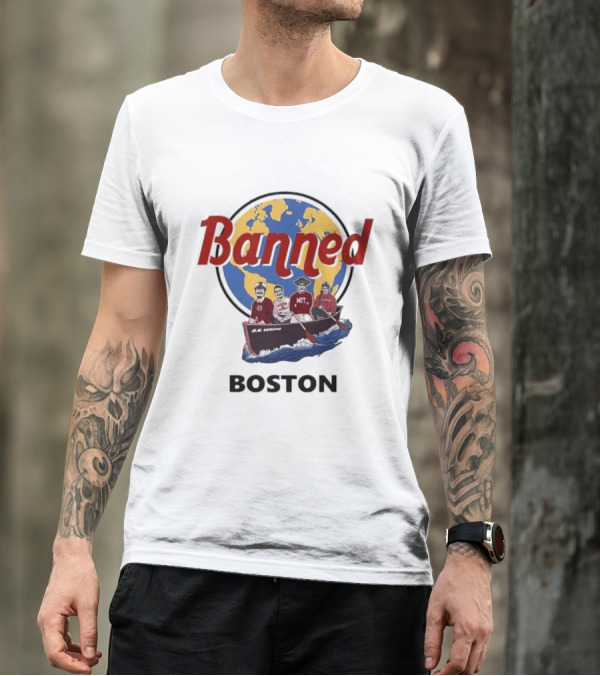 Banned Boston World Traveler Silhouette Adventure T-Shirt