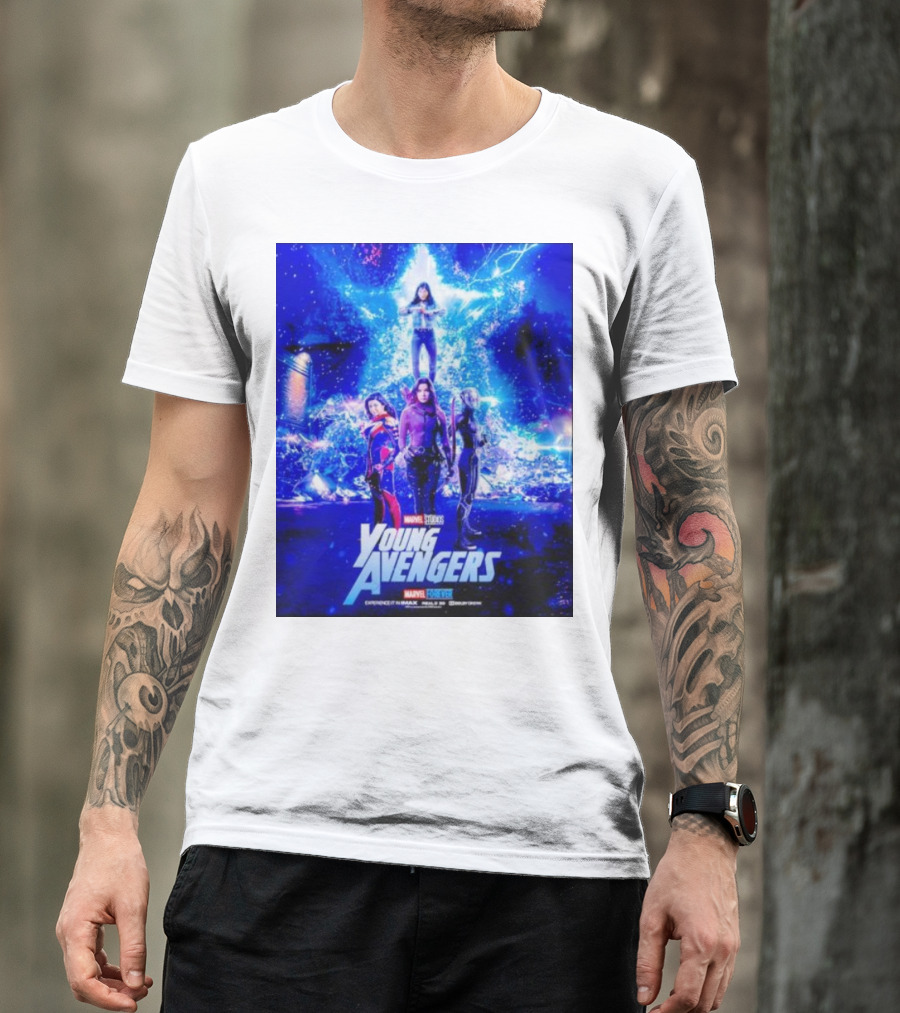 Marvel Studios Young Avengers Assemble Experience IMAX Coming Soon T-Shirt
