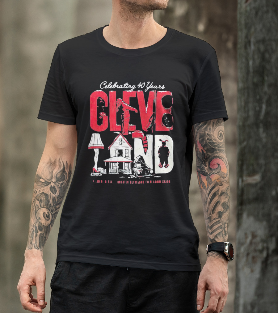 Celebrating 40 Years Cleveland Greater Cleveland Film Commission T-Shirt
