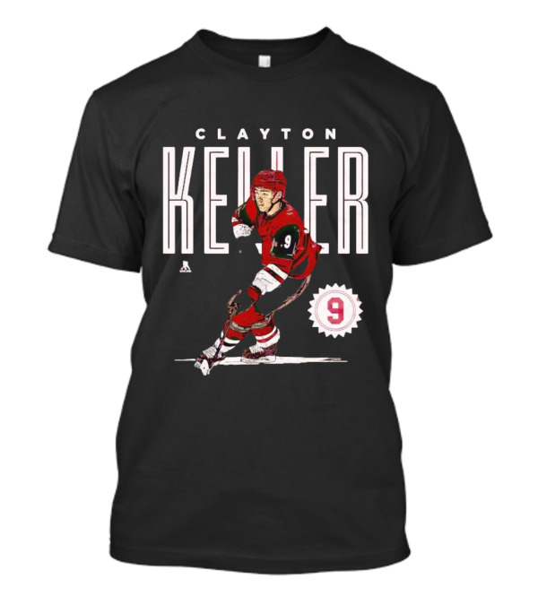 CLAYTON KELLER ARIZONA NUMBER 9 HOCKEY PLAYER T-Shirt