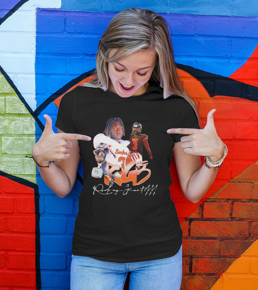 Rockey Grant RG3 Sanford Heavy 3 Football T-Shirt