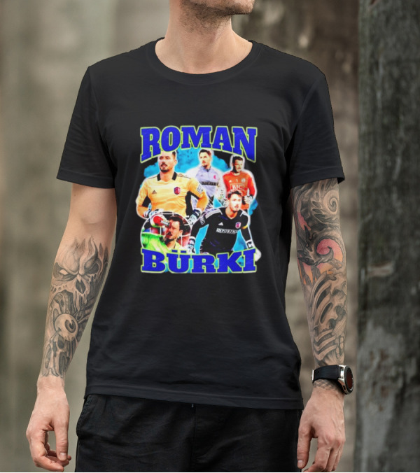 Roman Bürki Soccer Goalkeeper Collage Bootleg T-Shirt