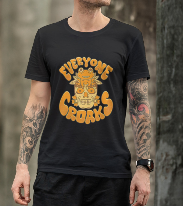 Everyone Croaks Sugar Skull Frog T-Shirt