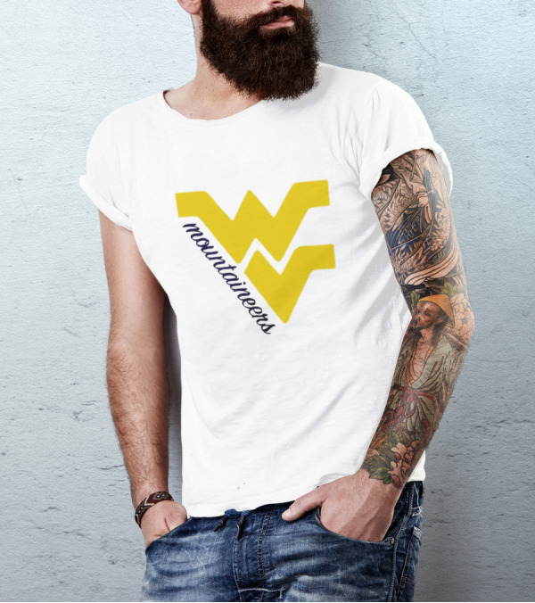 WVU Mountaineers Yellow WV T-Shirt