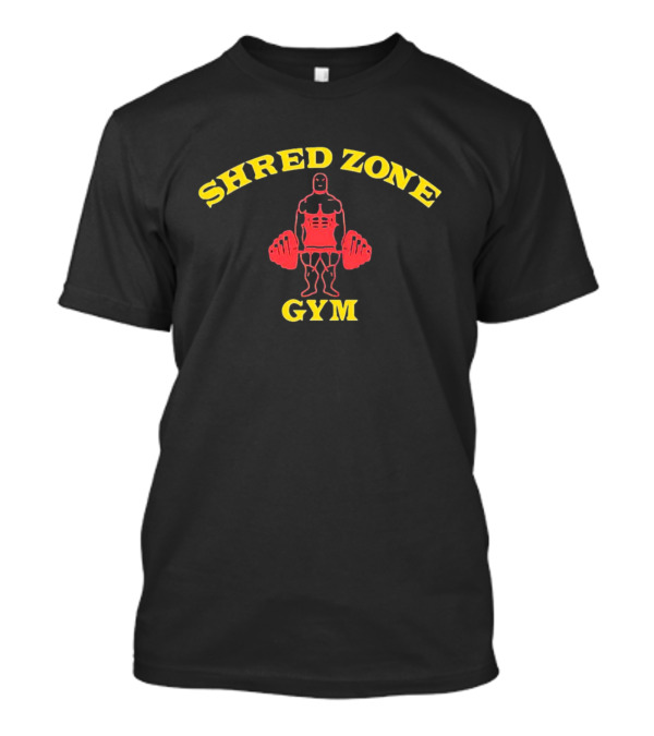 Shred Zone Gym Muscle Bodybuilder Fitness T-Shirt