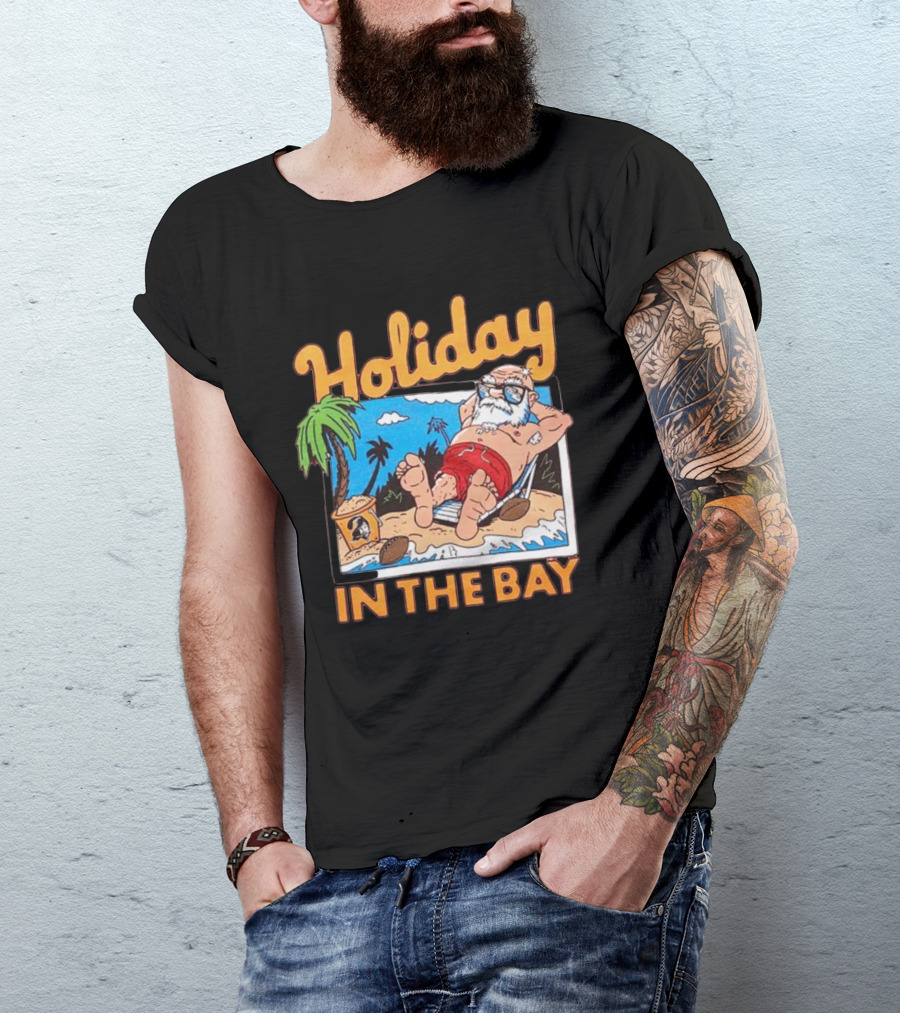 Holiday In The Bay Tampa Bay Buccaneers Christmas T-Shirt