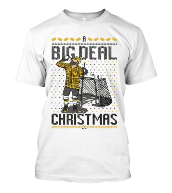 Big Deal Christmas Hockey Goalie T-Shirt