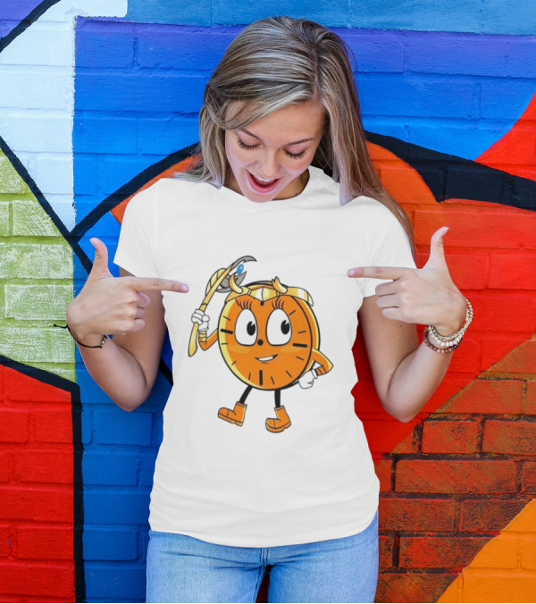 Time For Glorious Purpose Clock Character With Scepter T-Shirt