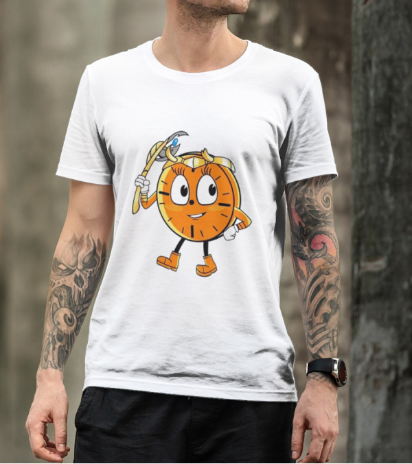 Time For Glorious Purpose Clock Character With Scepter T-Shirt